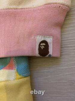 Vintage BAPE Ice Cream Camo Hoodie Rare A Bathing Ape Full Zip Hoody Large L