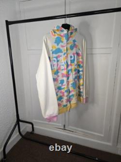 Vintage BAPE Ice Cream Camo Hoodie Rare A Bathing Ape Full Zip Hoody Large L