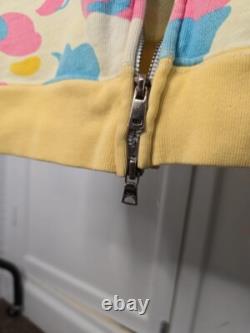 Vintage BAPE Ice Cream Camo Hoodie Rare A Bathing Ape Full Zip Hoody Large L