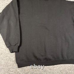 Vintage Baskin Robbins Sweatshirt XL Black 90s Ice Cream Employee Promo Crewneck