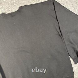 Vintage Baskin Robbins Sweatshirt XL Black 90s Ice Cream Employee Promo Crewneck