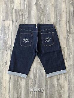 Vintage Bbc Billionaire Boys Club Ice Cream Jean Shorts Sz XL Vtg Rare Pharrell