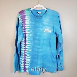 Vintage Ben & Jerry Ice Cream Single Stitch Long Sleeve Tie Dye RARE Large L