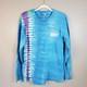 Vintage Ben & Jerry Ice Cream Single Stitch Long Sleeve Tie Dye RARE Large L