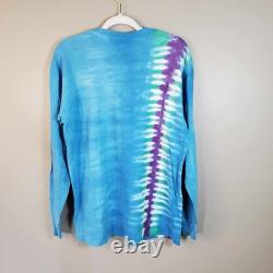 Vintage Ben & Jerry Ice Cream Single Stitch Long Sleeve Tie Dye RARE Large L