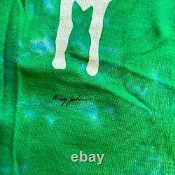 Vintage Ben & Jerrys Shirt Men XL Cow Euphoria Tie Dye Single Stitch Liquid Blue