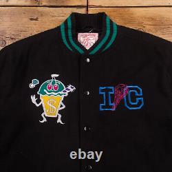 Vintage Billionaire Boys Club Varsity Jacket XL Bomber Ice Cream Pharrell Snap