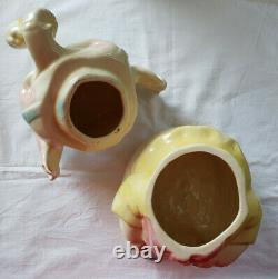 Vintage Brush Anthropomorphic Baby Elephant Ice Cream Cone Cookie Jar W8 1950s
