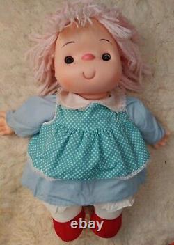 Vintage Collectible Ice Cream Dolls 1980 Extra Large Size 25in Pink Hair Rare