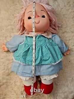 Vintage Collectible Ice Cream Dolls 1980 Extra Large Size 25in Pink Hair Rare