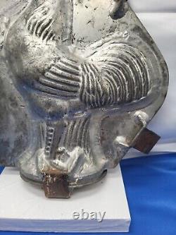 Vintage Crowing Rooster Large Tin Mold Cool Treats Ice Cream Chocolate SHELF