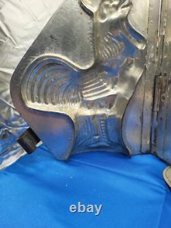 Vintage Crowing Rooster Large Tin Mold Cool Treats Ice Cream Chocolate SHELF