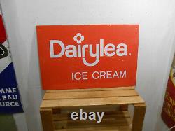 Vintage Dairylea Ice Cream Large 34 X 22 Milk Dairy Farm Store Tin Sign