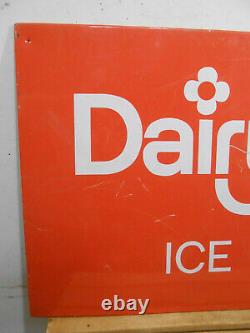 Vintage Dairylea Ice Cream Large 34 X 22 Milk Dairy Farm Store Tin Sign