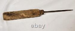 Vintage Dazey Churn No. 40 Wood Handle Crank Ice Pick Straight Razor Thermometer