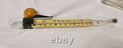 Vintage Dazey Churn No. 40 Wood Handle Crank Ice Pick Straight Razor Thermometer