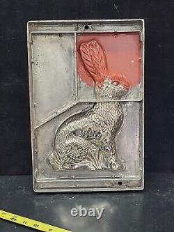 Vintage Easter Bunny Large Cool Rabbit Ice Cream Chocolate Candy Molds Wax Fun