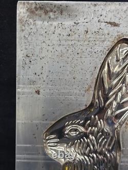 Vintage Easter Bunny Large Cool Rabbit Ice Cream Chocolate Candy Molds Wax SHELF