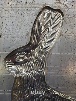 Vintage Easter Bunny Large Cool Rabbit Ice Cream Chocolate Candy Molds Wax SHELF