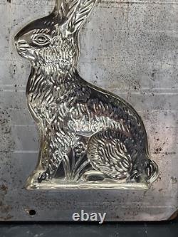 Vintage Easter Bunny Large Cool Rabbit Ice Cream Chocolate Candy Molds Wax SHELF