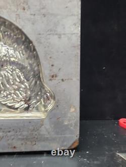 Vintage Easter Bunny Large Cool Rabbit Ice Cream Chocolate Candy Molds Wax SHELF