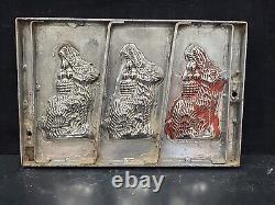 Vintage Easter Bunny Large Cool Rabbits Ice Cream Chocolate Candy Molds Wax Fun