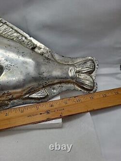 Vintage Fish Ocean Large Tin Mold Cool Treats Ice Cream Candy Chocolate