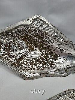 Vintage Fish Ocean Large Tin Mold Cool Treats Ice Cream Candy Chocolate