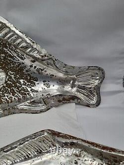 Vintage Fish Ocean Large Tin Mold Cool Treats Ice Cream Candy Chocolate