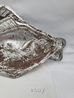 Vintage Fish Ocean Large Tin Mold Cool Treats Ice Cream Candy Chocolate