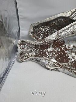 Vintage Fish Ocean Large Tin Mold Cool Treats Ice Cream Candy Chocolate