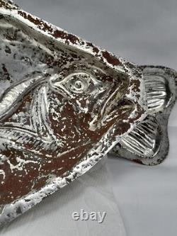 Vintage Fish Ocean Large Tin Mold Cool Treats Ice Cream Candy Chocolate