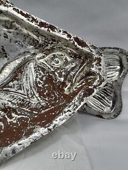 Vintage Fish Ocean Large Tin Mold Cool Treats Ice Cream Candy Chocolate