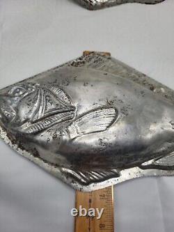 Vintage Fish Ocean Large Tin Mold Cool Treats Ice Cream Candy Chocolate
