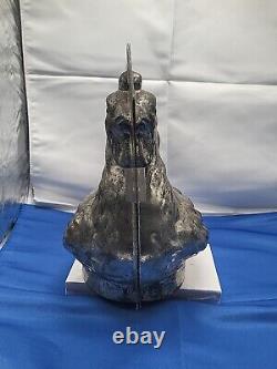 Vintage France Hen On Basket Large Tin Mold Cool Treats Ice Cream Chocolate
