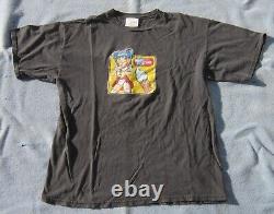 Vintage HOOK-UPS'ICE CREAM GIRL' Skateboard T-SHIRT size XL