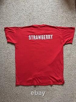 Vintage Haagen Dazs Ice Cream TShirt strawberry LARGE Made In USA