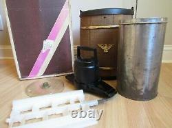 Vintage LARGE 6 Qt. Electric Ice Cream Maker Freezer 7231 wood NICE & WORKS