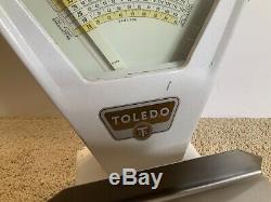 Vintage Large 19TOLEDO CANDY ICE CREAM SCALE 2 LB Model # 3111 1961 Very Clean