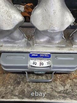 Vintage Large 3 Santa Claus Hinged 5 Piece Ice Cream Chocolate Molds Wax Fun