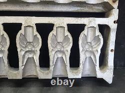 Vintage Large 6 Winged Angels Hinged Cake Ice Cream Chocolate Molds Wax Fun