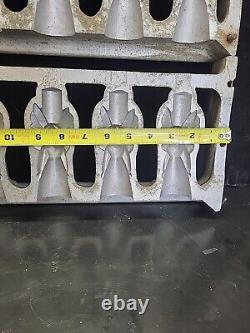 Vintage Large 6 Winged Angels Hinged Cake Ice Cream Chocolate Molds Wax Fun