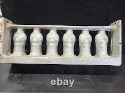 Vintage Large 6 Winged Angels Hinged Cake Ice Cream Chocolate Molds Wax Fun