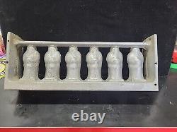 Vintage Large 6 Winged Angels Hinged Cake Ice Cream Chocolate Molds Wax Fun