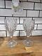 Vintage Large Crystal Ice Cream / Fruit Cup 10 Tall Set Of 2 His And Hers