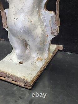 Vintage Large Happy Teddy Bear Hinged Cake Ice Cream Chocolate Molds Wax Fun