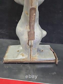 Vintage Large Happy Teddy Bear Hinged Cake Ice Cream Chocolate Molds Wax Fun