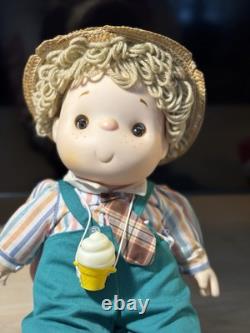 Vintage Large J Shin Ice Cream Doll Boy & Girl Pair / 1980s Complete CLEAN