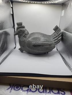 Vintage Large Pewter Bird C. C. BREVETE Cake Ice Cream Chocolate Mold