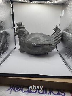Vintage Large Pewter Bird C. C. BREVETE Cake Ice Cream Chocolate Mold